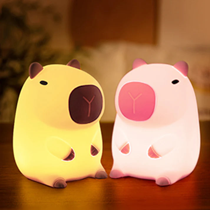 Capybara Squishy Night Light - Perfect Gift
