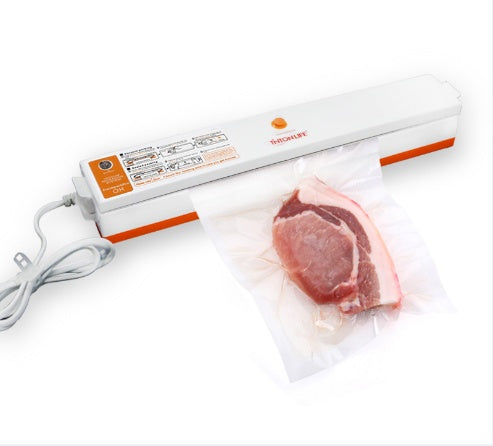 Automatic Vacuum Sealer Machine - Food Preservation System with Bags | Compact & Easy-Use