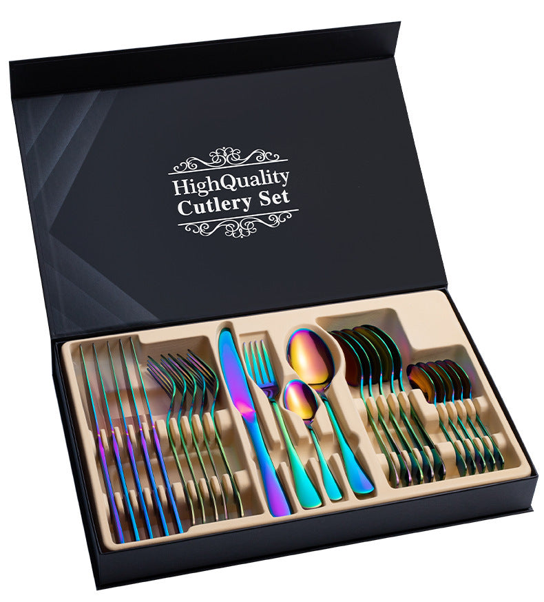 Luxury Cutlery Set | 24-Piece Gift Box
