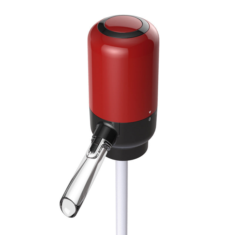 Wine tasting party using dispenser at home bar