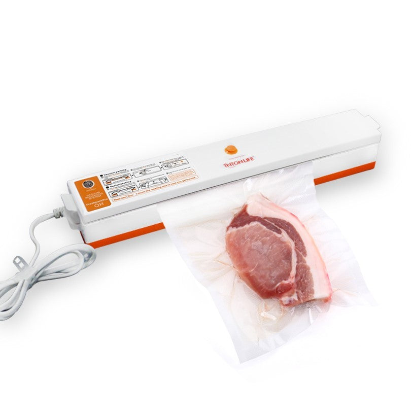 Automatic Vacuum Sealer Machine - Food Preservation System with Bags | Compact & Easy-Use