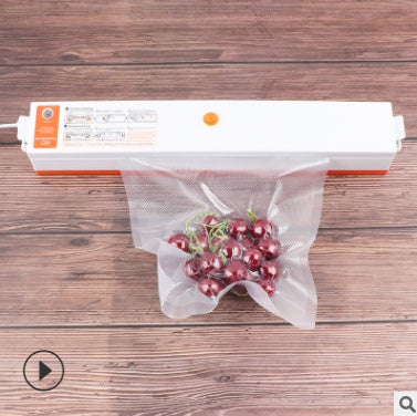 Automatic Vacuum Sealer Machine - Food Preservation System with Bags | Compact & Easy-Use
