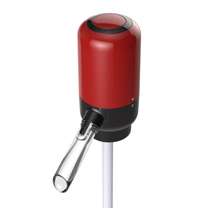 Wine tasting party using dispenser at home bar