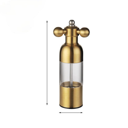 Black Pepper Mill Salt Pepper Grinder Spice Grinder Kitchen Creative Gadgets Pepper And Salt Grinder Grindering
