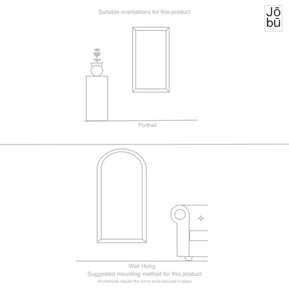 Rei - Round Gold Metal Circle Mirror - 70cm x 70cm