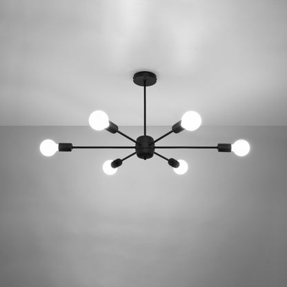 Chandelier steel Lango modern Design E27